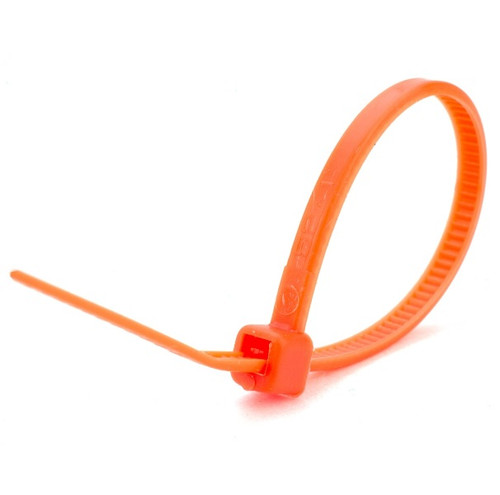 4.8mm x 200 Cable Ties Orange (100)