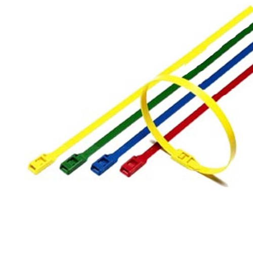 4.8mm x 200 Cable Ties Yellow (100)
