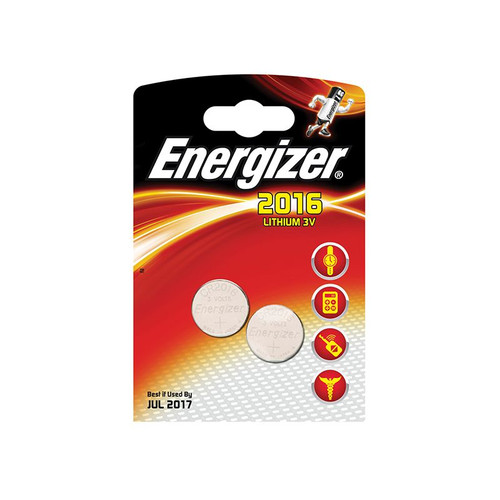 Energizer CR2016 Coin Lithium Batteries (2)