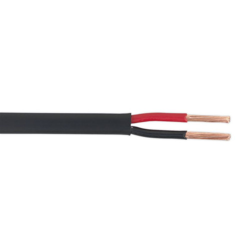 AC2830TWTN Auto Thin Cable Flat Twin 2 x 2mm sq 28/0.30 30mtr Black