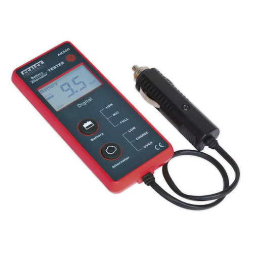 AK500 Battery & Alternator Tester 12V - LCD Screen