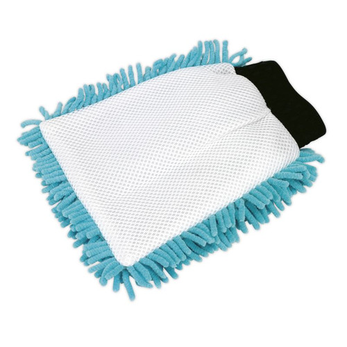 CC77 Shaggy Microfibre Mitt 2-in-1