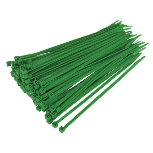 CT20048P100G Cable Tie 200 x 4.8mm Green Pack of 100