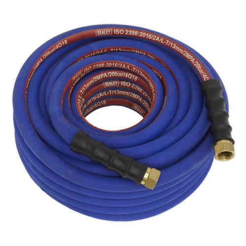 AH20R/12 Air Hose 20m x 13mm with 1/2in BSP Unions Hvy Duty