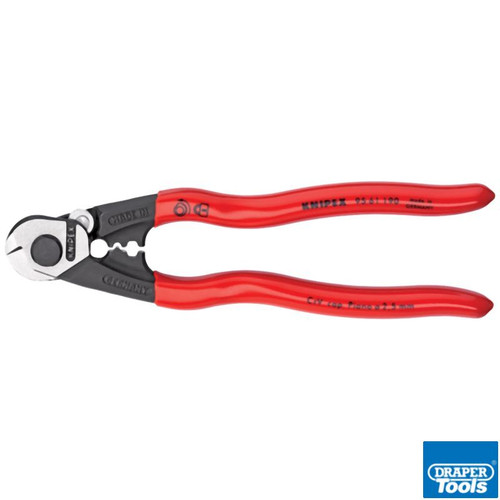 Knipex 190mm Forged Wire Rope Cutters