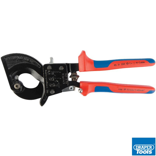 Knipex 250mm Ratchet Action Cable Cutter