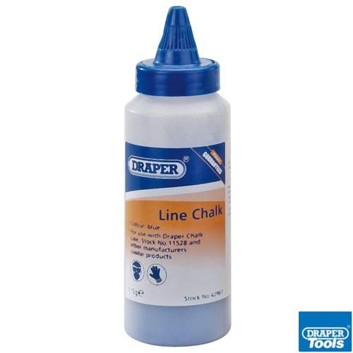 115g Plastic Bottle of Blue Chalk for Chalk Line