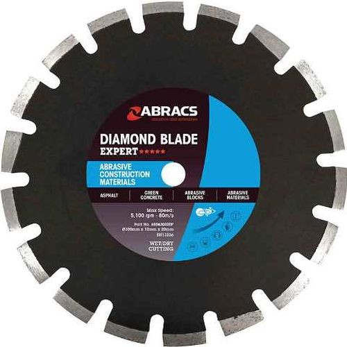 300mm x 20mm Asphalt/Abrasive Prem Diamond Blade