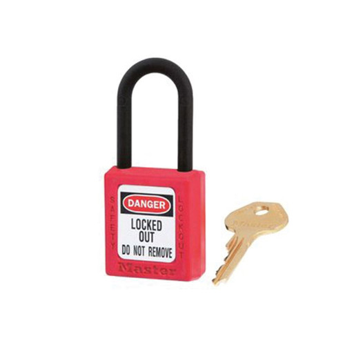 M/Lock Lockout Padlock With Plastic Shackle 38mm