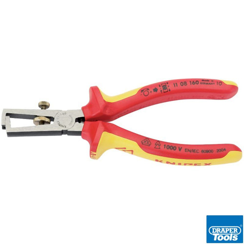 VDE Fully Insulated Wire Stripping Pliers 160mm