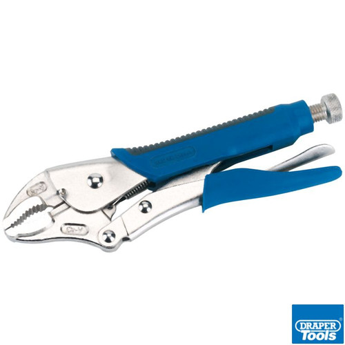Soft Grip Curved Jaw Self Grip Pliers 230mm