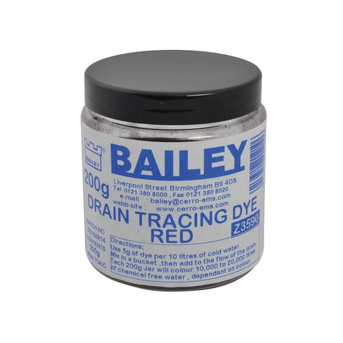 Baileys 3590 Drain Tracing Dye Red