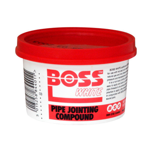 Boss White Pipe Jointing Compound Tub 400g