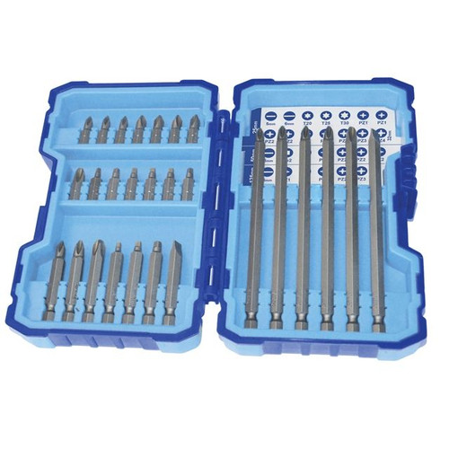 Faithfull Bit Set S2 25mm 50mm & 125mm Bits 27pce