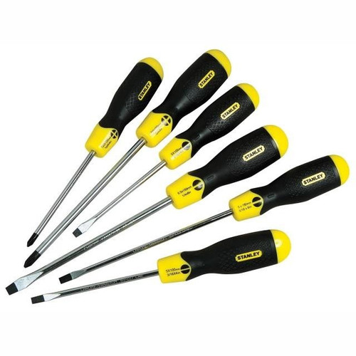 Stanley 5-98-001 Cushion Grip Screwdriver Set 6pce