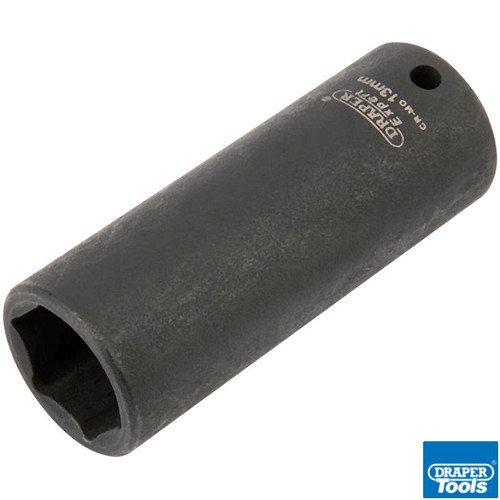 Expert 13mm 1/4in Sq Drive Hex Deep Impact Socket