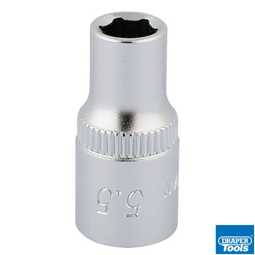 5.5mm 1/4in Sq Drive Elora Hexagon Socket