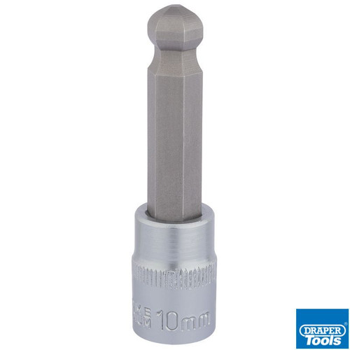 3/8in Sq Dr Ball End Hexagonal Socket Bits 10mm