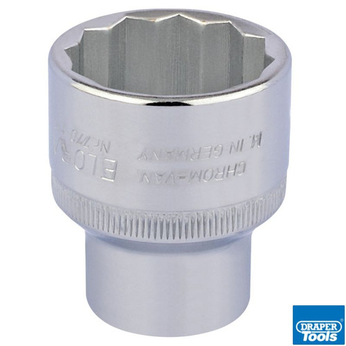 30mm 1/2in Sq Drive Elora Bi-Hex Socket