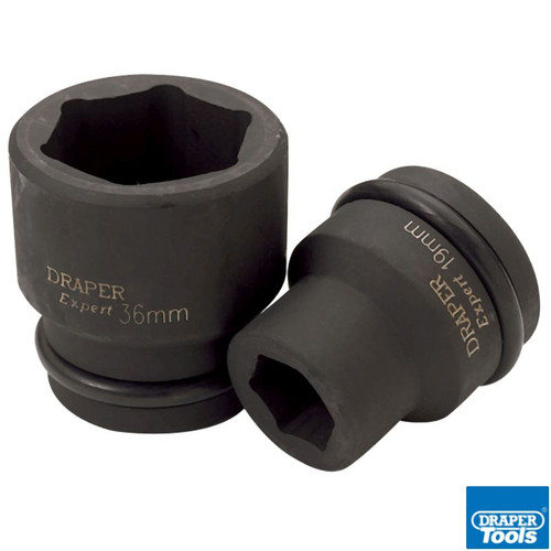 Expert 19mm 3/4in Sq Drive Hex Impact Socket