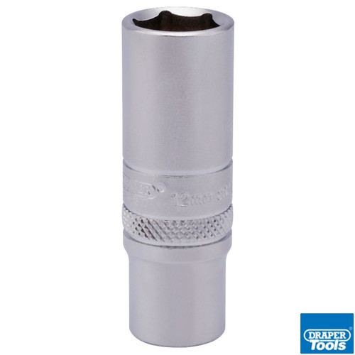 1/4in Sq Drive 6 Point Deep Socket 12mm