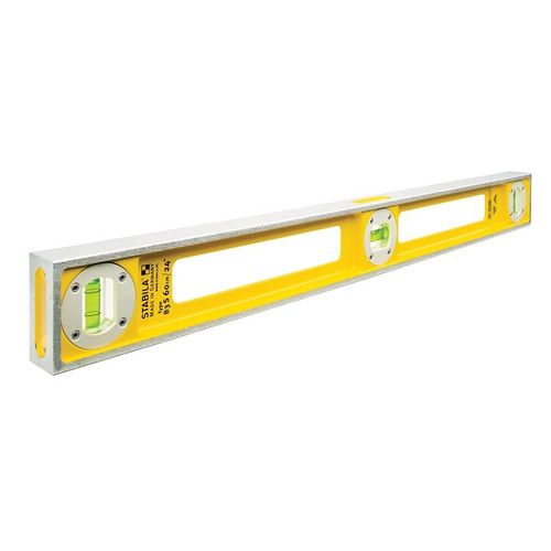 Stabila 83S Spirit Level Double Plumb 3 Vial 600mm