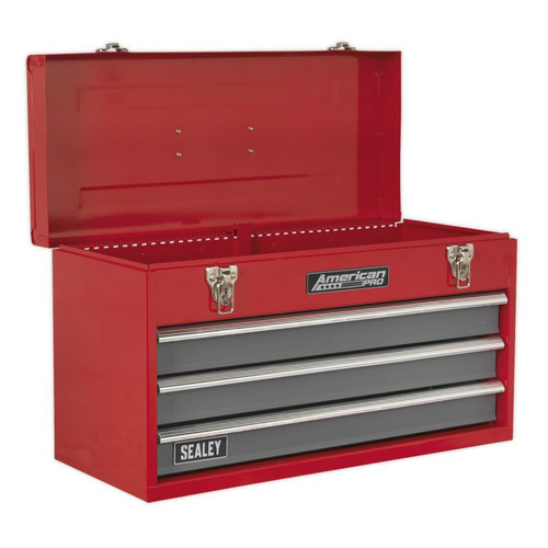 AP9243BB Tool Chest 3 Drawer Portable - Red/Grey