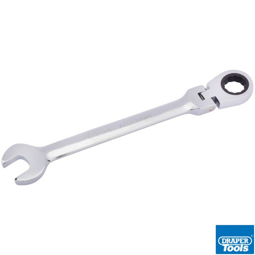 18mm Metric Flexi Head Ratcheting Combi Spanner