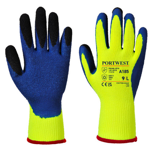 A185 Duo-Therm Glove Yellow/Blue XL