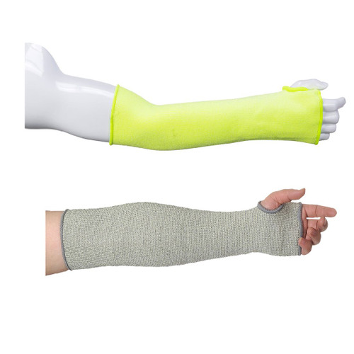 A690 18 Inch(45cm) Cut Resistant Sleeve Yellow