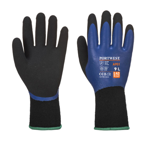 AP01 Thermo Pro Glove Blue/Black XXL