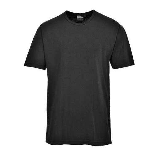 B120 Thermal T-Shirt Short Sleeve Black L