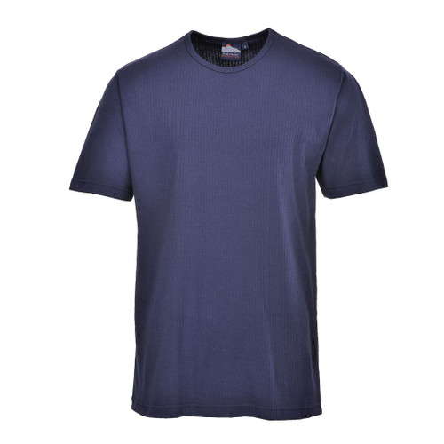 B120 Thermal T-Shirt Short Sleeve Navy M