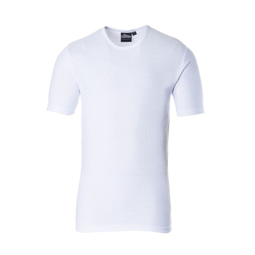 B120 Thermal T-Shirt Short Sleeve White XL