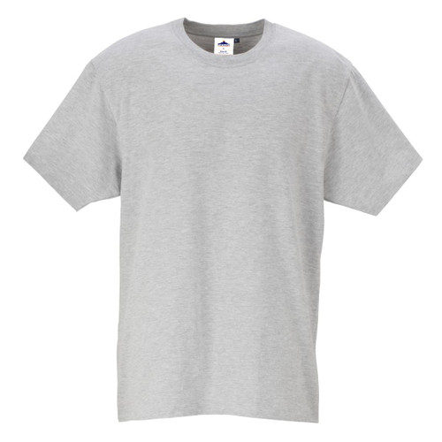 B195 Turin Premium T-Shirt Heather Grey L