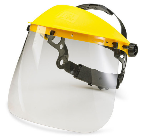 B-Brand 8In Head Shield C/W Clear Visor