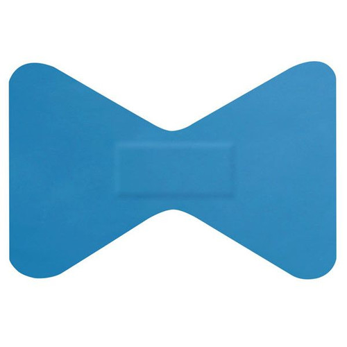 Blue Detectable Fingertip Plasters (Pack 50)
