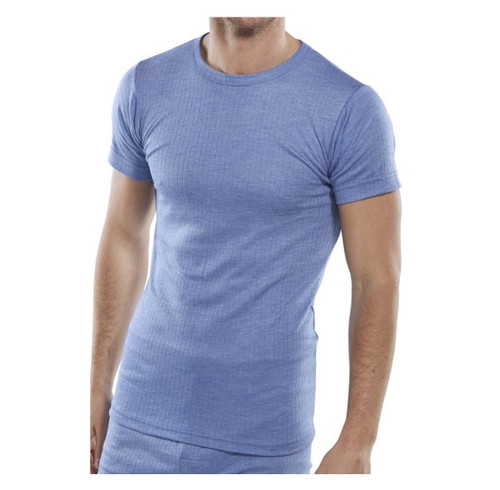 Click Thermal Short Sleeve T-Shirt -  Blue, S