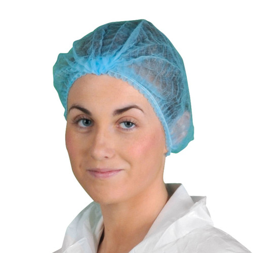 D100 PP Disposable Mob Cap (PK3000) Blue