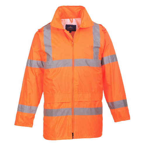 H440 Hi-Vis Rain Jacket Orange L