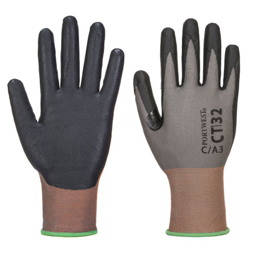 CT32 CT Cut C18 Nitrile Glove Grey/Black XL