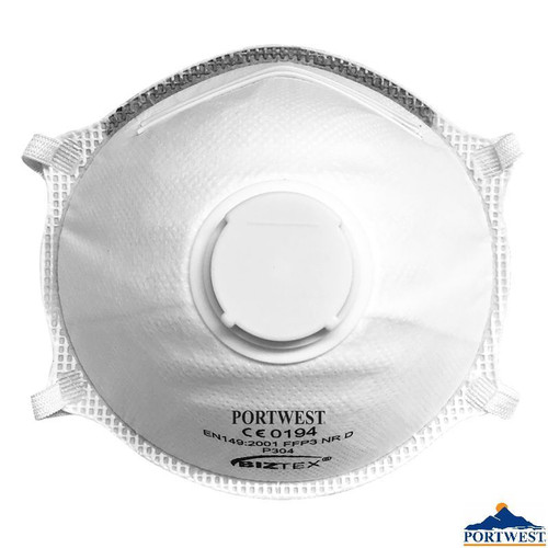 P304 FFP3 Valved Light Cup Respirator (10)