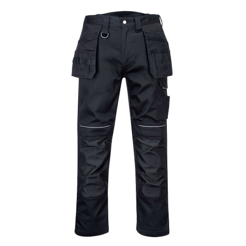 PW347 PW3 Cotton Work Holster Trousers Black 34