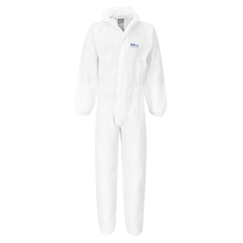 ST80 BizTex SMS FR Coverall Type 5/6 (Pk50) White M