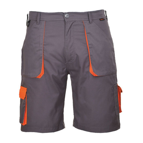 TX14 Portwest Texo Contrast Shorts Grey XS