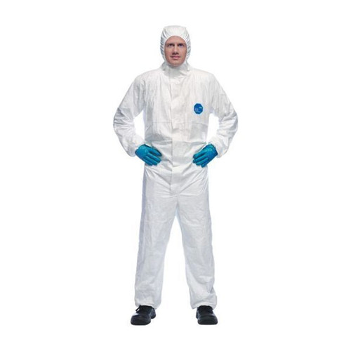 Tyvek Classic Xpert CHF5A Disposable Coverall -  WHITE, 4XL