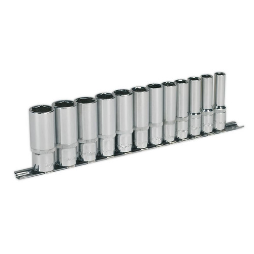 AK2694 Socket Set 3/8in Sq Drive 6pt Deep WallDrive Metric 12pce