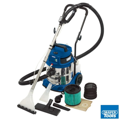 20ltr Wet & Dry Shampoo/Vacuum Cleaner 1500W 240V