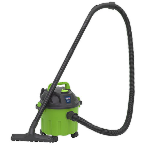 PC102HV Vacuum Cleaner Wet & Dry Hi-Vis Green 10ltr 1000W/240V