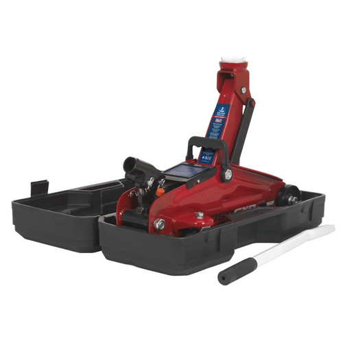 1050CXD Trolley Jack 2tonne Short Chassis with Storage Case